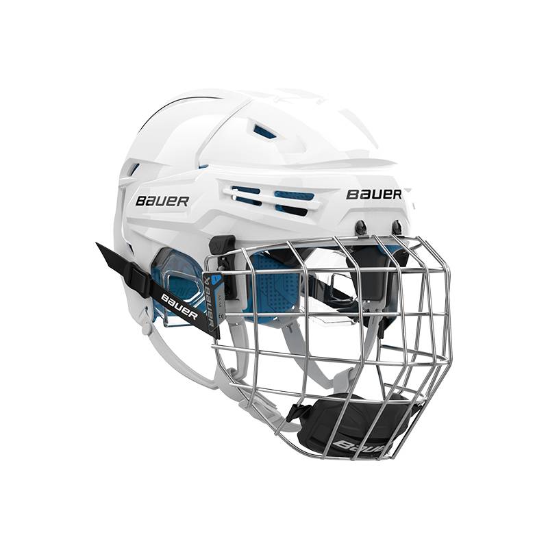 White m wearing a mask