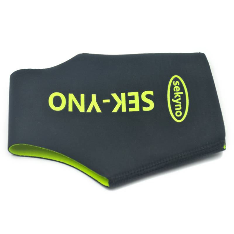 Leg-protected adults with slipper and ankle-backed ice-scratching shoes and scrawlers without foot protection
