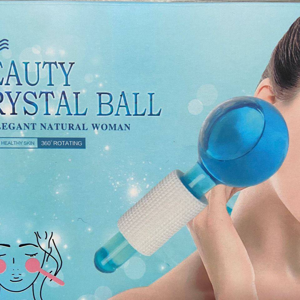 Ice waveball small ice hockey beauty gill beauty salon dedicated crystal energy spherical spherical facial face and eye massage