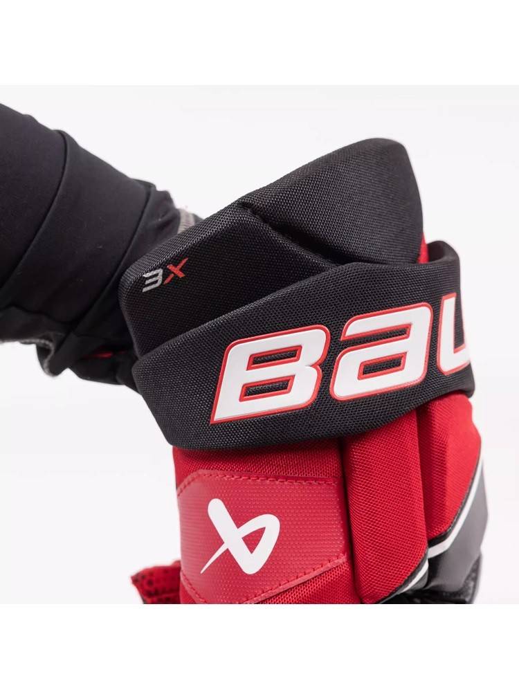 New Bauer 3X Ice Hockey Gloves Ball Youth Adult Intermediate Contest Ice Park Gloves