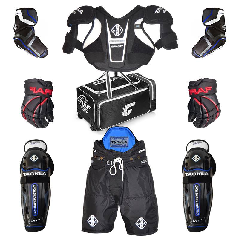 Tackla Children's ice hockey protective juvenile anti -drop pants to protect the chest elbow and legs, the legs, the adult protective gear