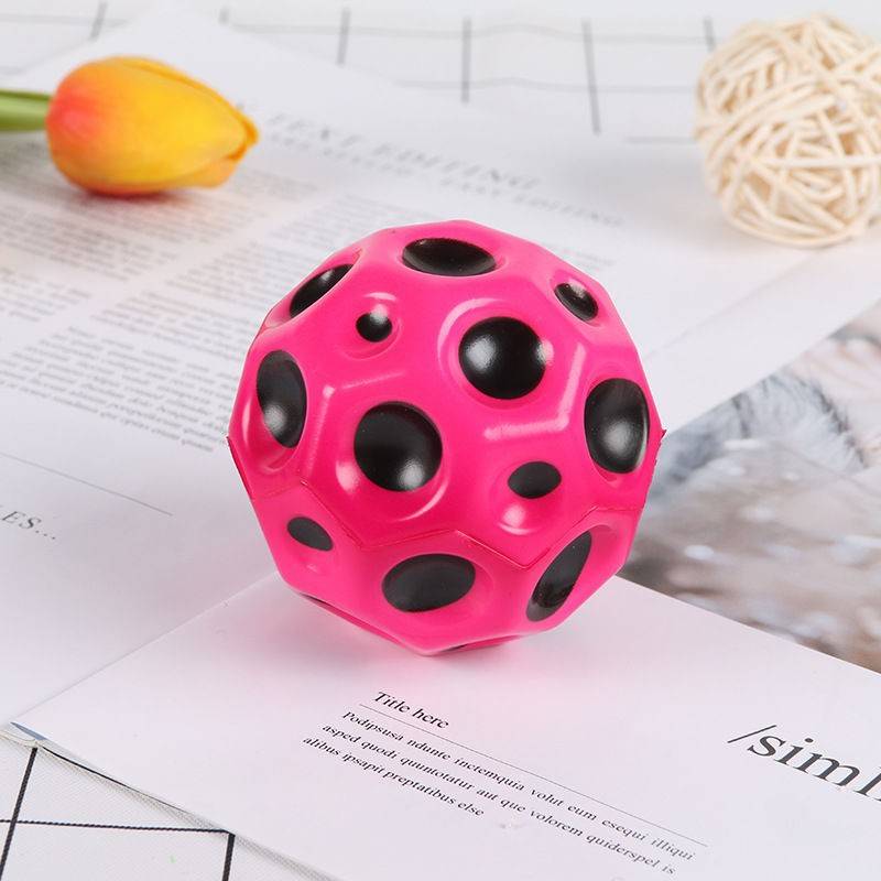 Anti -gravity Moon Stone Booth Balls Children Bullet Jumping toy Adult Outdoor Moon meteorite net red decompression motion