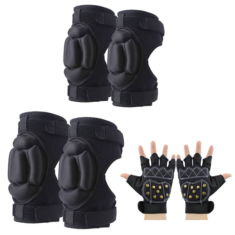 Passable elbers+knee pads+handles