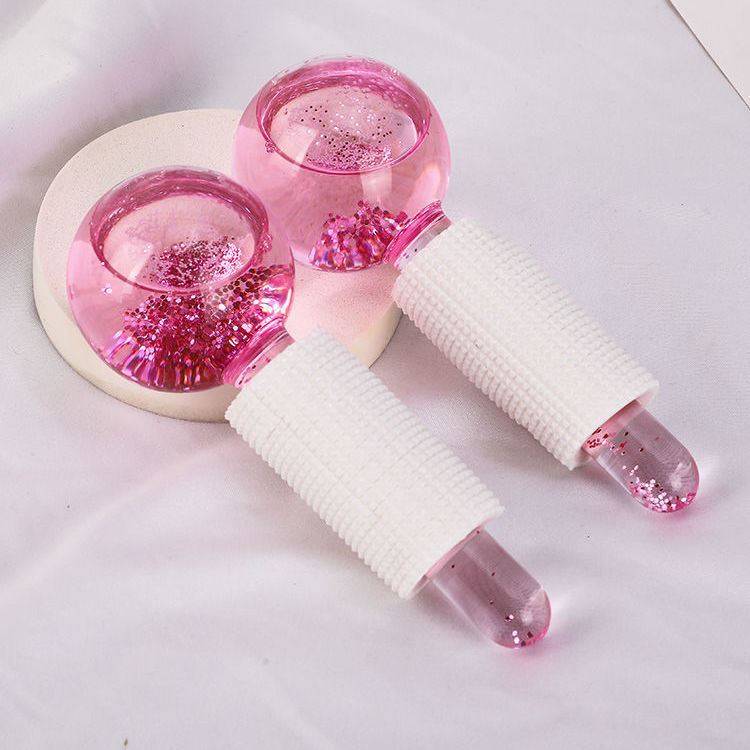 Ice waves, ice hockey beauty gills beauty salon for the same crystal energy ice compress face face face and eye massage