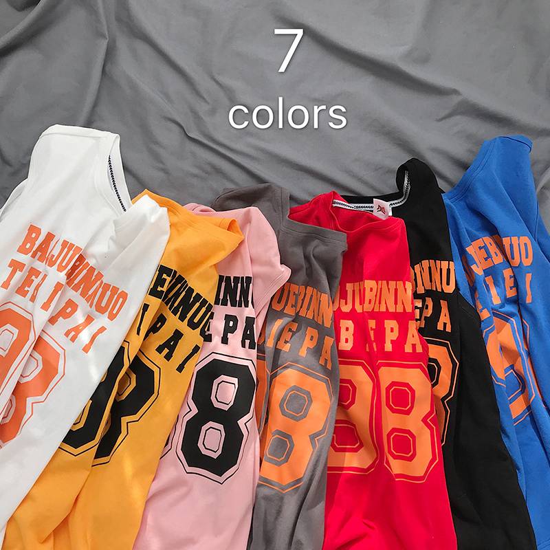 Summer vest men's tide tide brand pure cotton ice silk sleeveless T -shirt bottom shirt loose basketball splits
