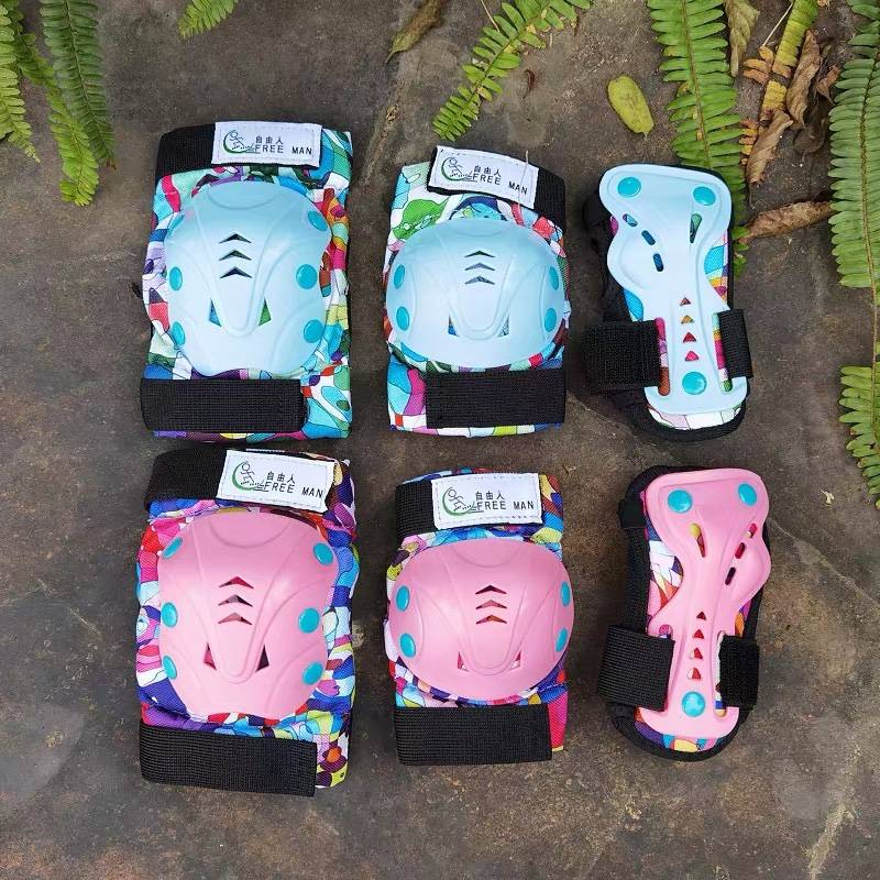 Liberty wheel skaters, colorful speed skaters, children's protective gear sliding car skating riding protective elbow knee care