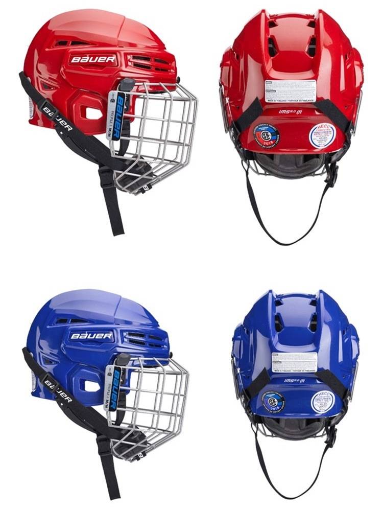 Bauer/bauer hockey helmet IMS 5.0 Collis protection caps, primary school kit for hockey children