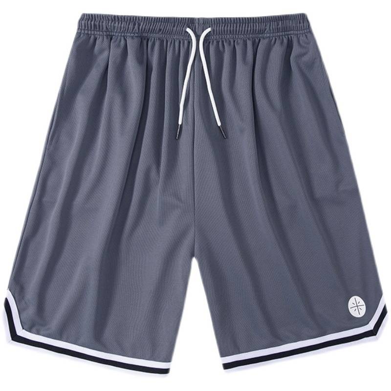 Short pants men's summer American sports ice silk speed dry basketball pants boys loose summer men's five -point big pants