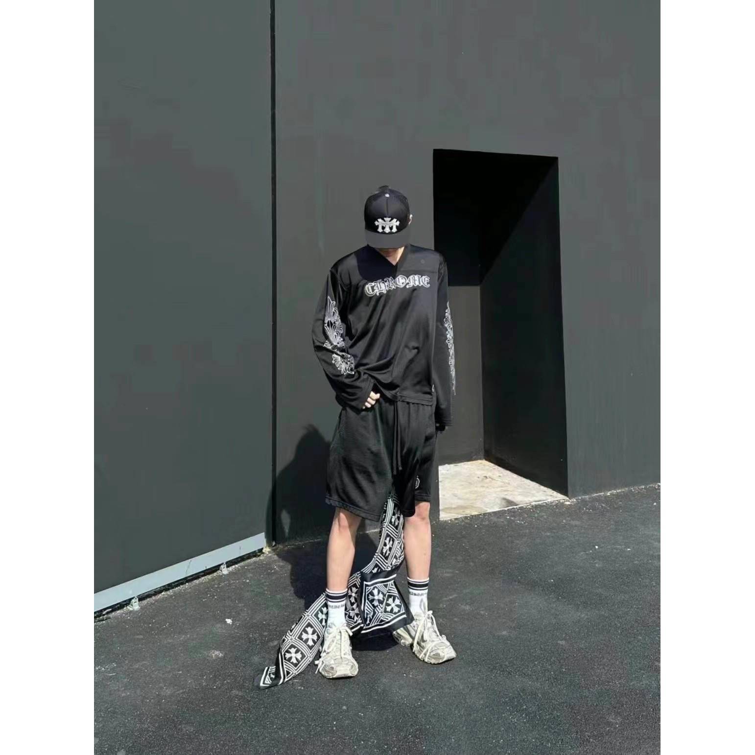 (There are pictures and stocks) New product spot Croxin black net ice hockey short