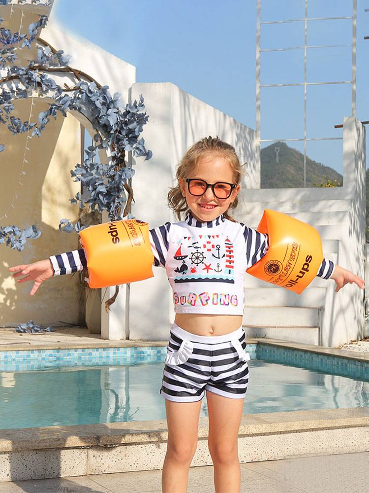 Adult Children's Swimming Circle Beginning Arm Robs Thicked Swimming Equipment Outdoor Water Sleeve Men and Women Floating Floating Rings