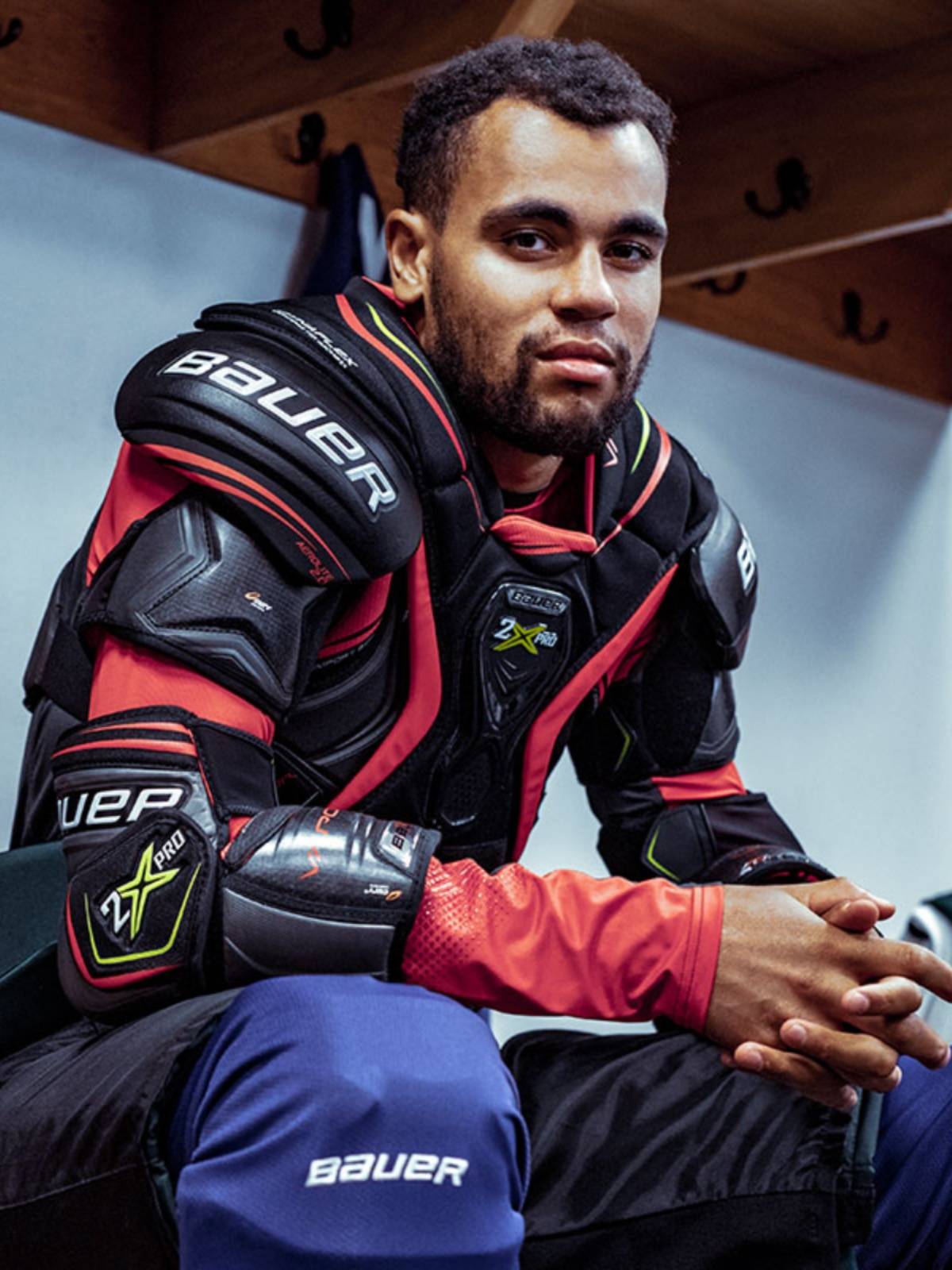 bauer/Ball 2X Pro protective chest to protect the elbow and protect the legs, adult ice hockey protection equipment