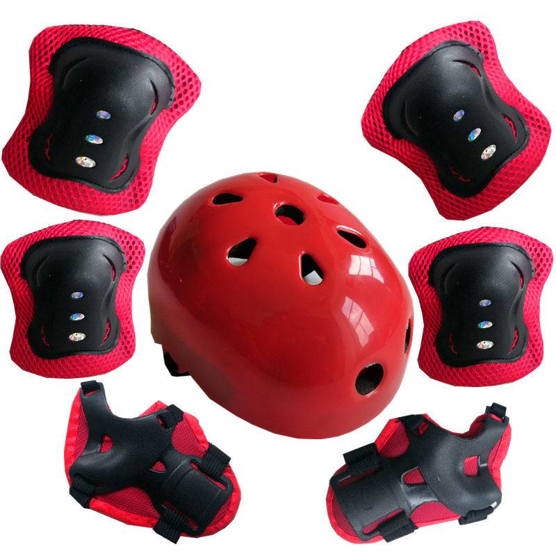 Men and Women's Wheels Slide Kee Elbow Care 6 -piece Set Children Student Skating Role Ice Skiller Scrolls Set