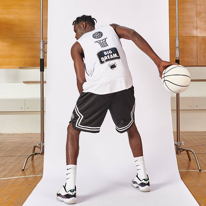 BOK American Summer Printing Basketball Vest Male Male Poor Sports Ice Whenea Training Sleeveless Bottom Vest