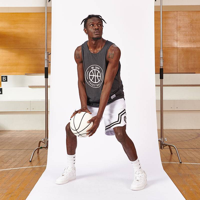 BOK American Summer Printing Basketball Vest Male Male Poor Sports Ice Whenea Training Sleeveless Bottom Vest