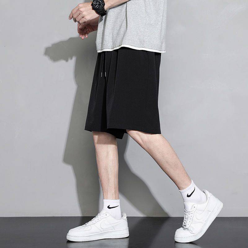 Short pants men's summer casual loose basketball wears men's boys' beach pants ice silk fast dry pants pants