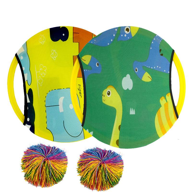 Elephant yellow+green animal 2 shots 2 big balls (collecting 4 cotton balls)