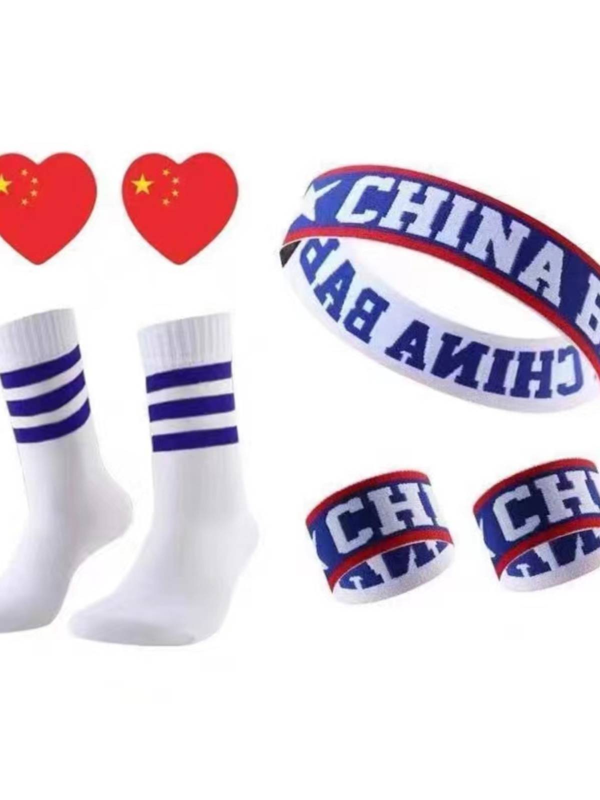 Children's sports versatile with men and girls kindergarten basketball chorus games headwear wrist care set three -piece set
