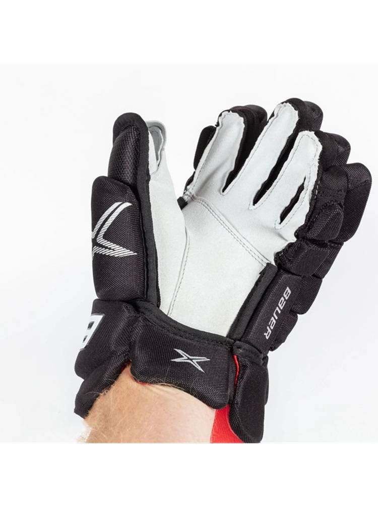 New Bauer X-Shift Pro Ice Hockey Gloves Polel Youth Adult Medium Senior Competition Gloves