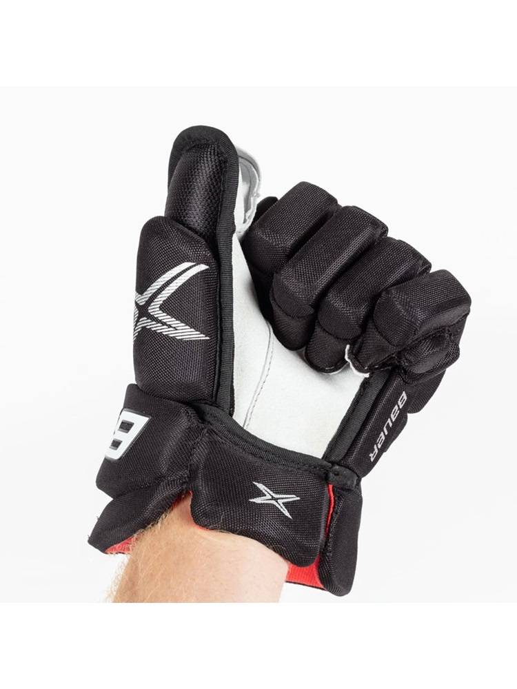 New Bauer X-Shift Pro Ice Hockey Gloves Polel Youth Adult Medium Senior Competition Gloves