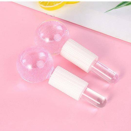 Ice Hockey Cosmetic Powder Crystal Ice Hockey Ice therapy Face Massage Glass Ice Boat Beauty Ball