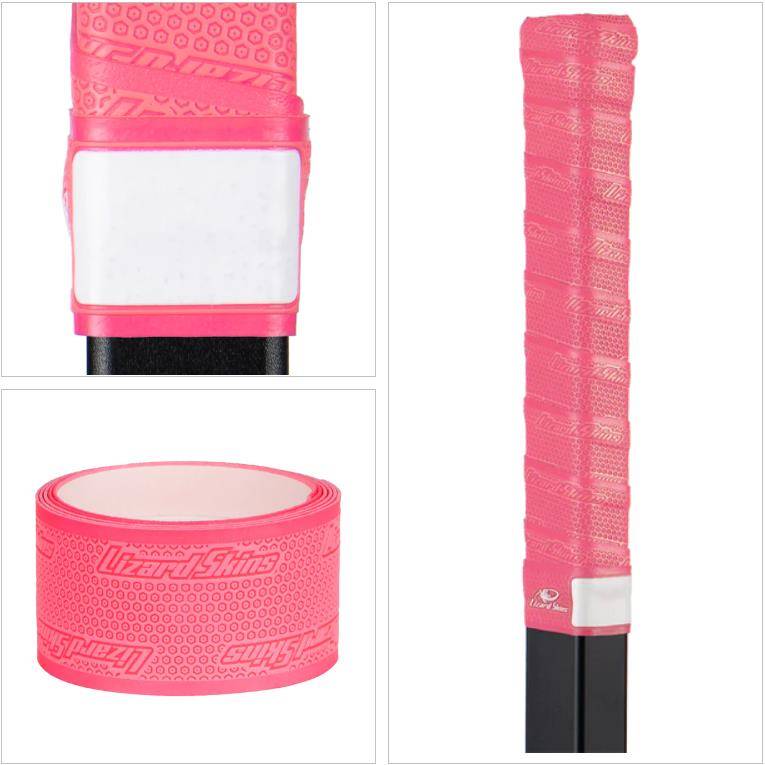 Lizard Skins hockey pole, skating tape on the skin