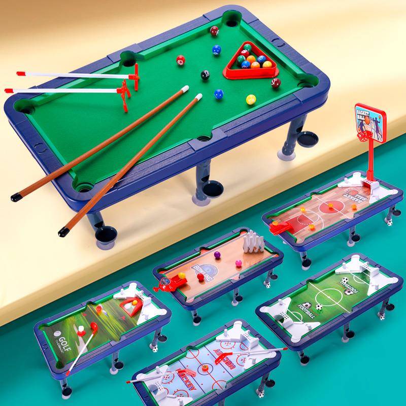 Parent-child interactive desktop game billiard toy double battle Sizi 5 boys over 3-6 years old birthday gift