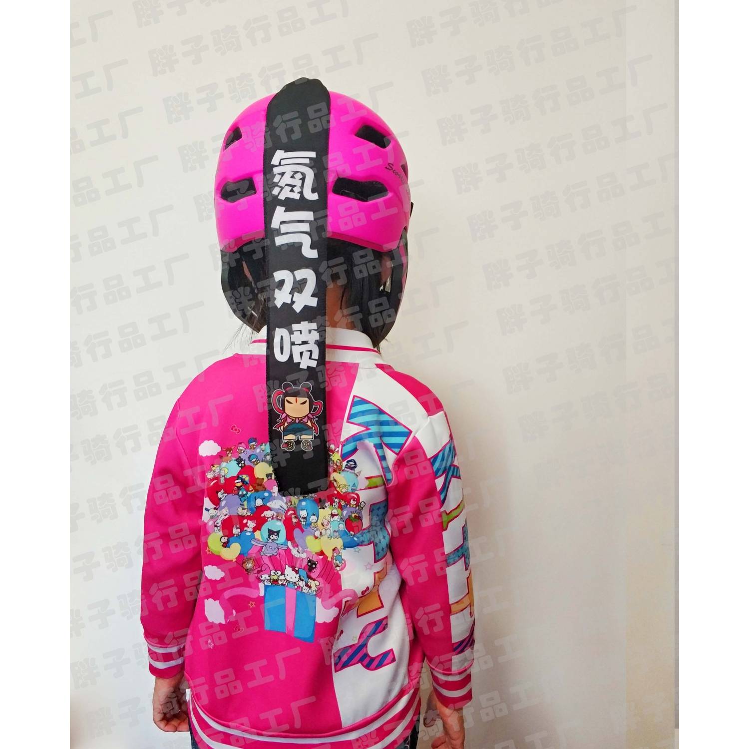 Children's balanced skate ride roller skilled helmet personality exclusive decorative headwear printing character logo customization