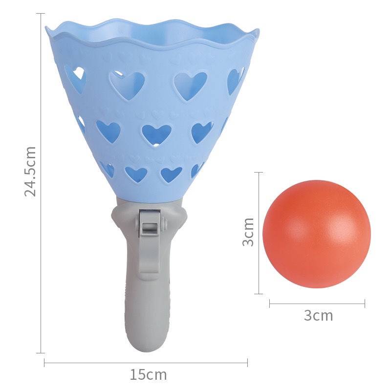 Parent -child interactive ball toy male girl female psychic elasticity throw ball ejection