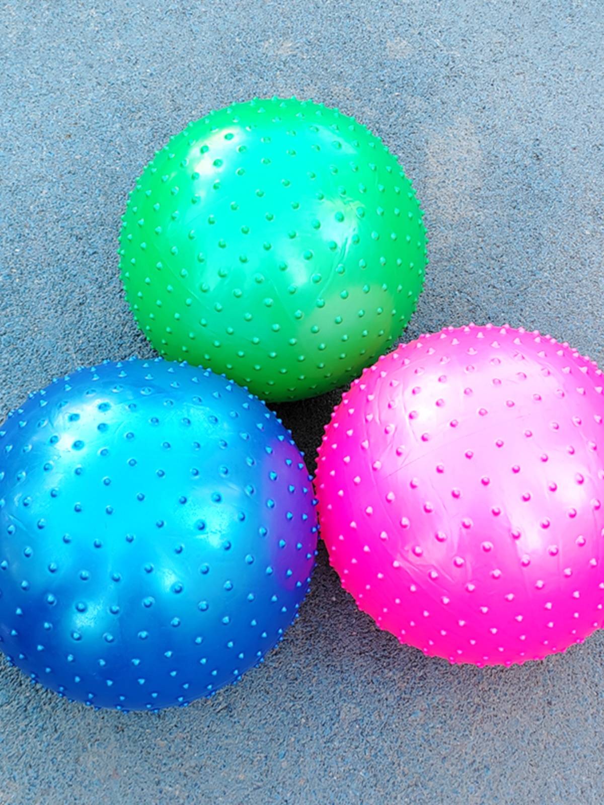 Children's Tentile Acelete 9 -inch Soft Massage Ball Kindergarten 35cm Big Stranging Ball Ball Cycling Passion Paper Toys