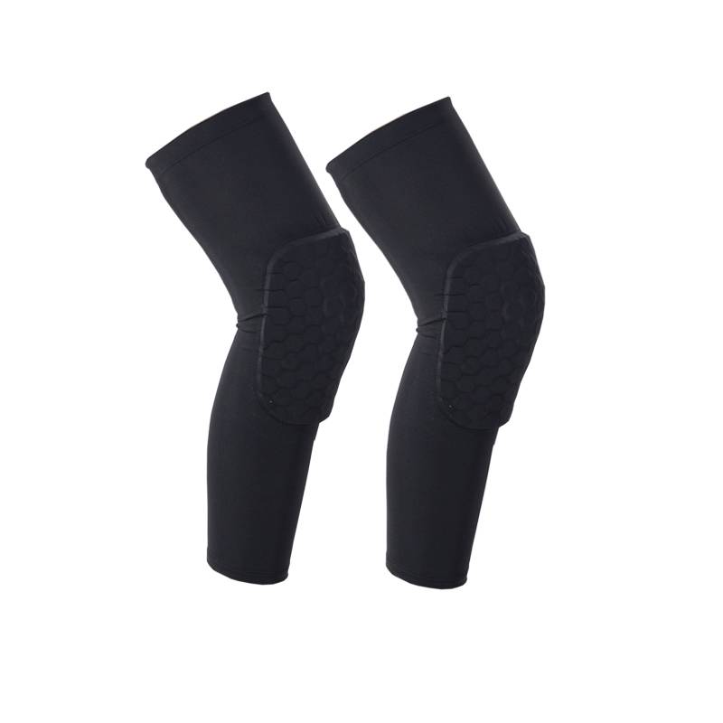 Basketball knee padding sports knee long running steps honeycomb -legged protective clothing children's professional equipment ice silk summer