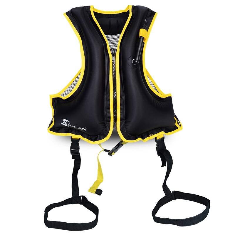 Bringing leg ring with inflatable life jacket safe float diving vest auxiliary portable buoyant swimming supplies