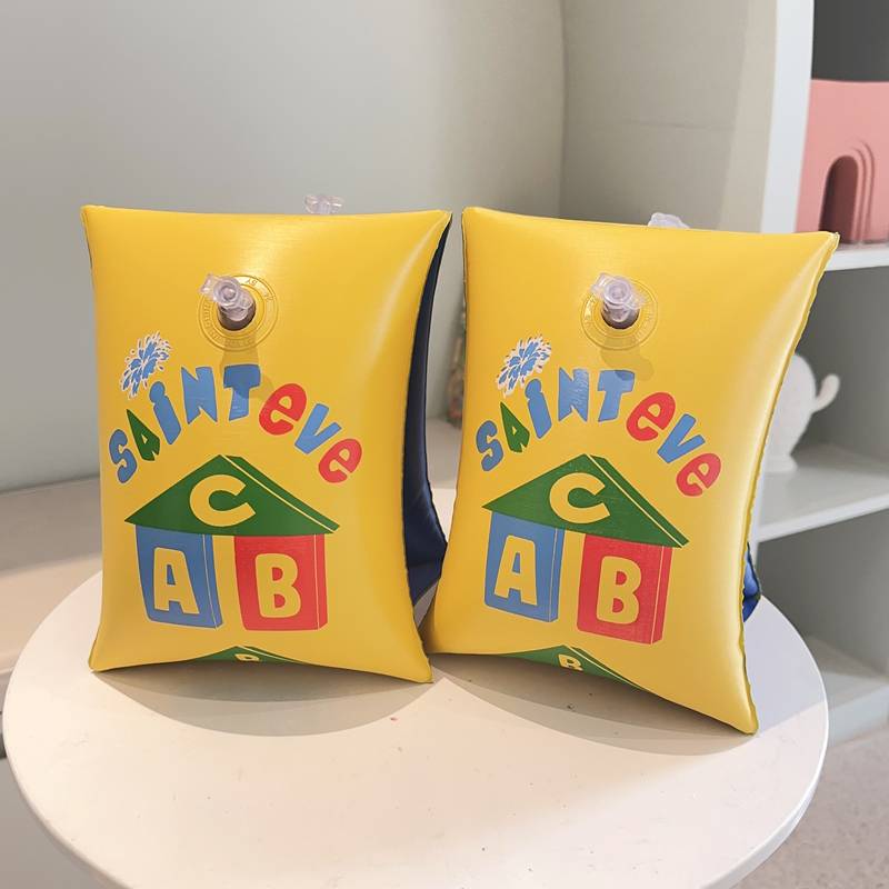 ABC blue and yellow thickened triangle children's style [suitable for 35-90 catties]