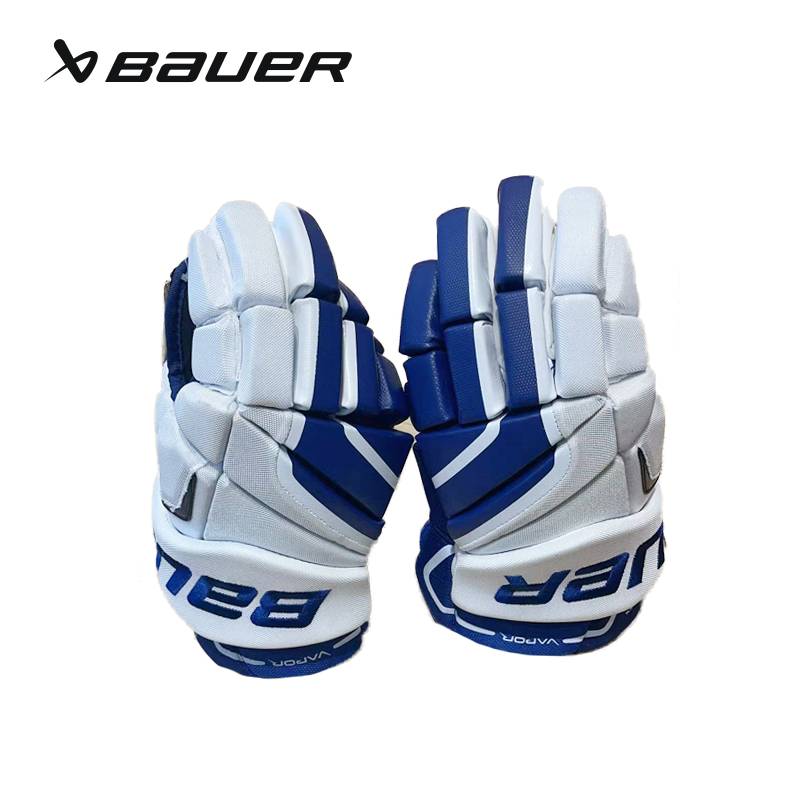 X80 glove adult 15 inch blue and white