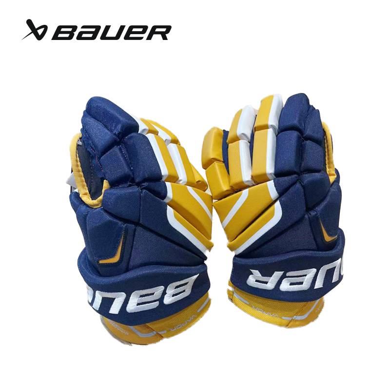 X80 glove adult 15 inch blue yellow