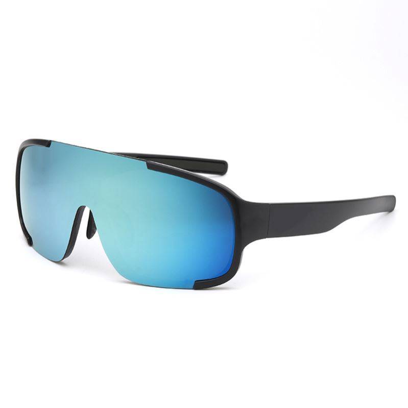 Black frame light blue [Different degrees left and right eyes in the inner circle] Customized above 400 degrees