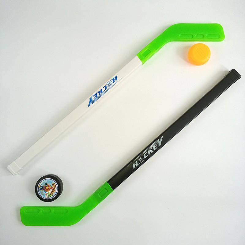 Children's toy pulley ice hockey 72cm plastic ice club children outdoor sports toy curved stick club