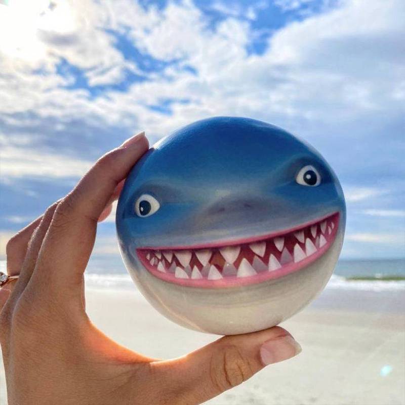 Waboba Outdoor Sports Camping Shark Water Bouncing High Elastic Ball Ball Adult Children's Toy Game