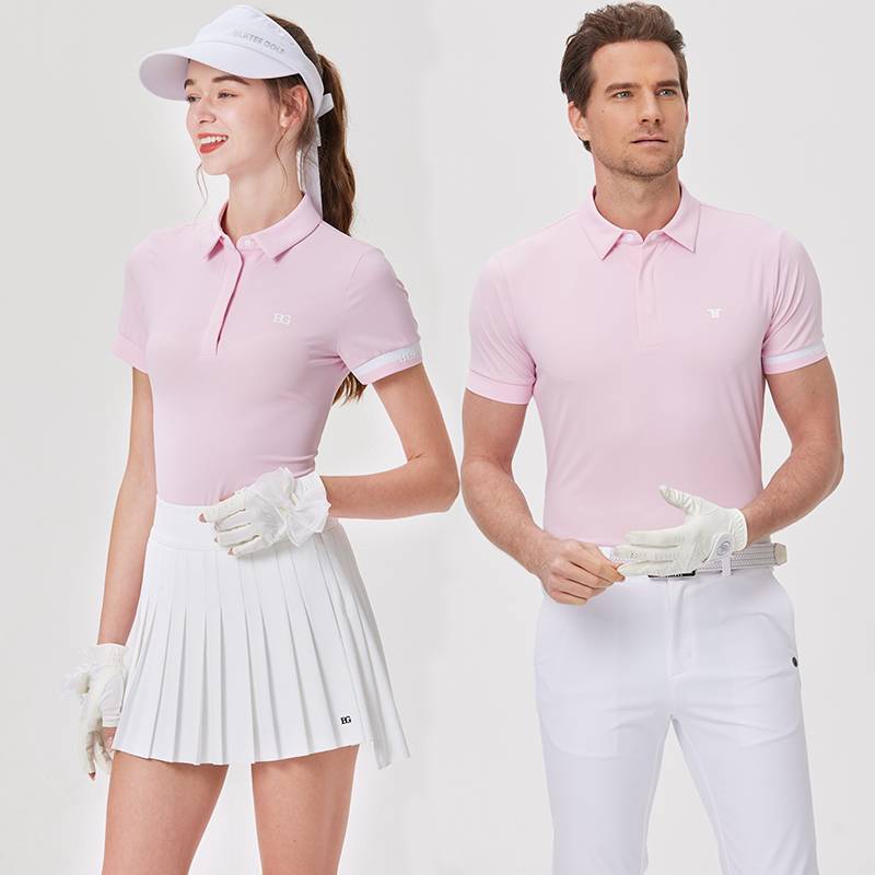 2024 Golf clothes Short -sleeved T -shirt Men and Women Couples Sports POLO Shirt Ice Switter Fast Fashion Jersey
