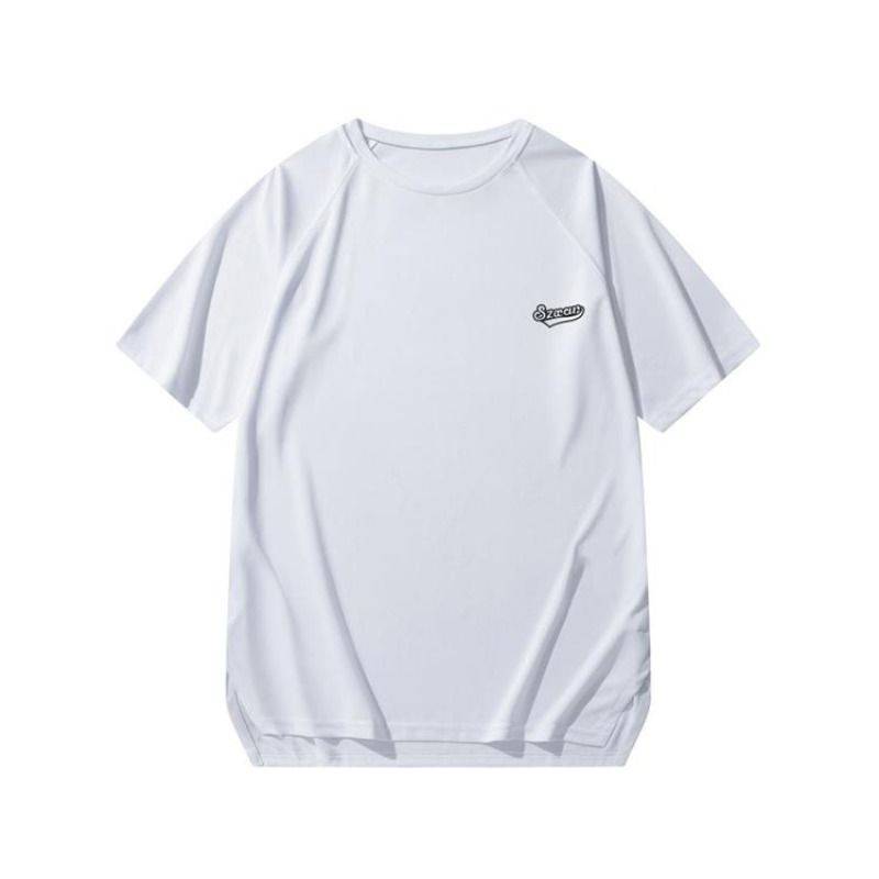 American fast -drying short -sleeved men's sports T -shirt in summer ice half -sleeved basketball running fitness loose and breathable top