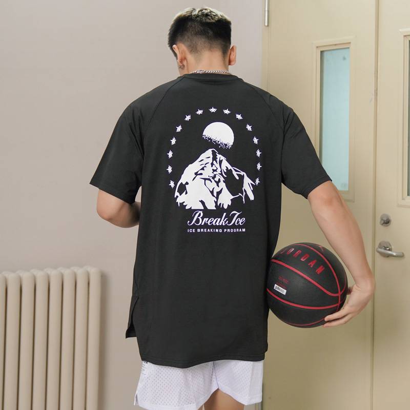 Short sleeves when Xue Rong-Black