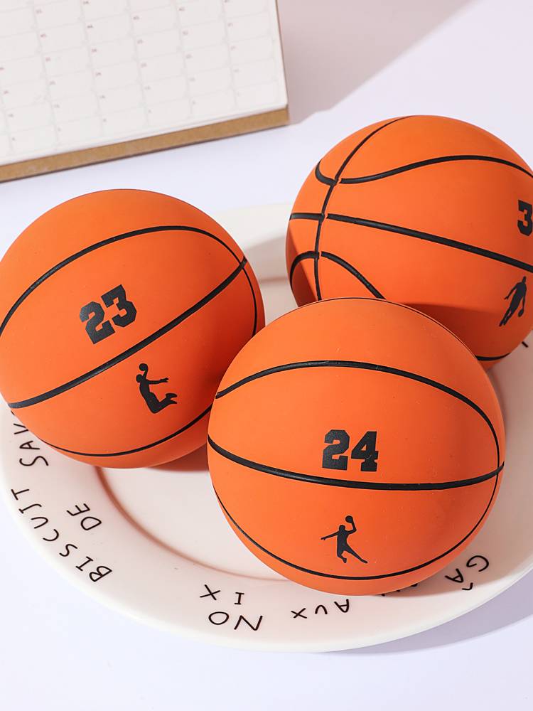 9cm large elastic ball rubber hollow children's fun play elastic ball venting decompression star elastic ball small basketball