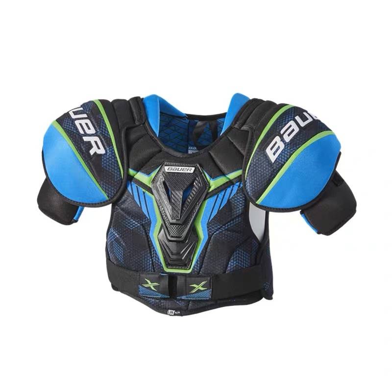 21 years new bauer/Ball X teenager adult ice hockey protective breasts to protect the leg and protect the elbow knee pad equipment