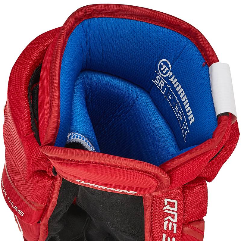 Resupplyer Warrior hokey hockey kit with young hockey gloves QRE3