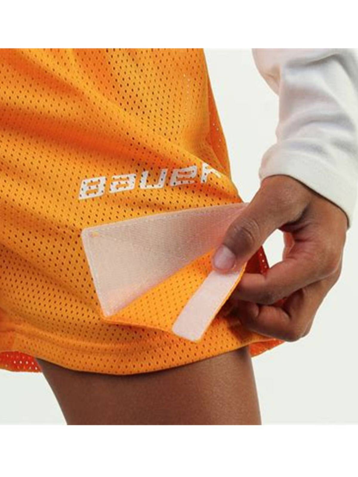 Bauer mesh yellow ice hockey speed dry pants children adult with crotch magic sticker fast dry shorts