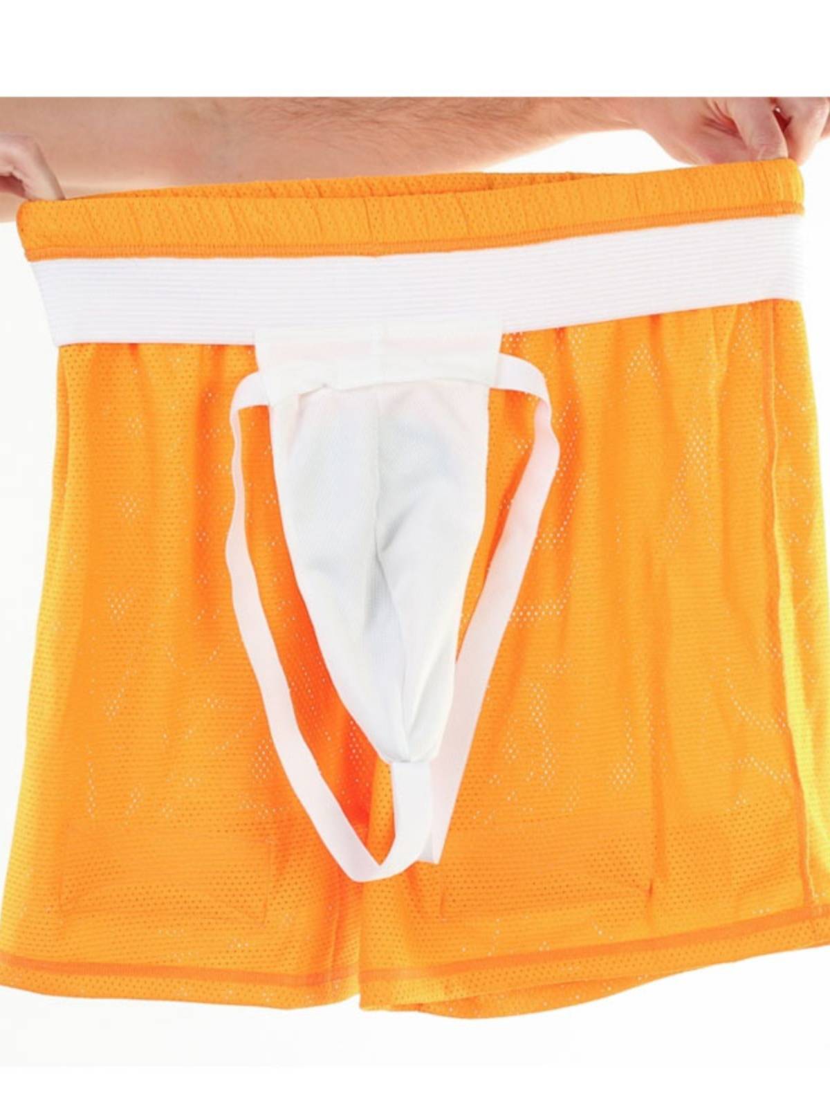 Bauer mesh yellow ice hockey speed dry pants children adult with crotch magic sticker fast dry shorts