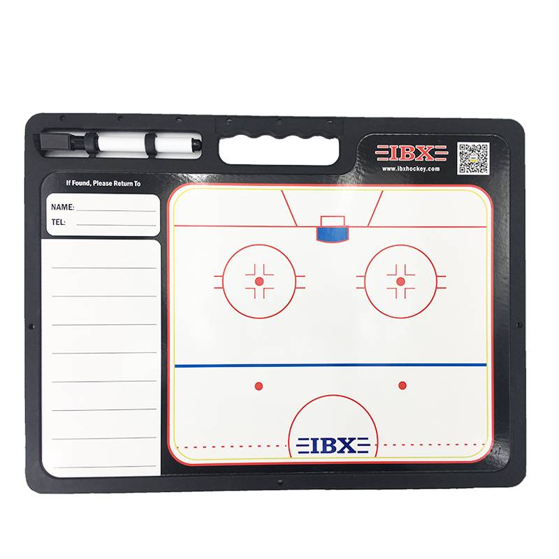 The new IBX portable ice hockey tactical board ice rink demonstration board coach explanation board teaching board with pen without marks
