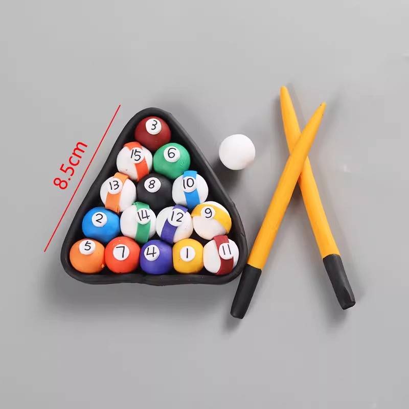 Soft pottery black billiards