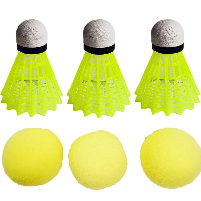 Six children's low elastic balls are soft and non -deformation Sponge Ball Baby Puzzle Toys Photography Pruder Badminton
