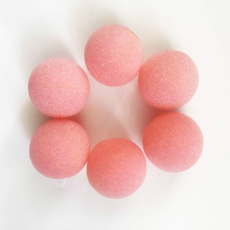 Pink sponge ball (6)