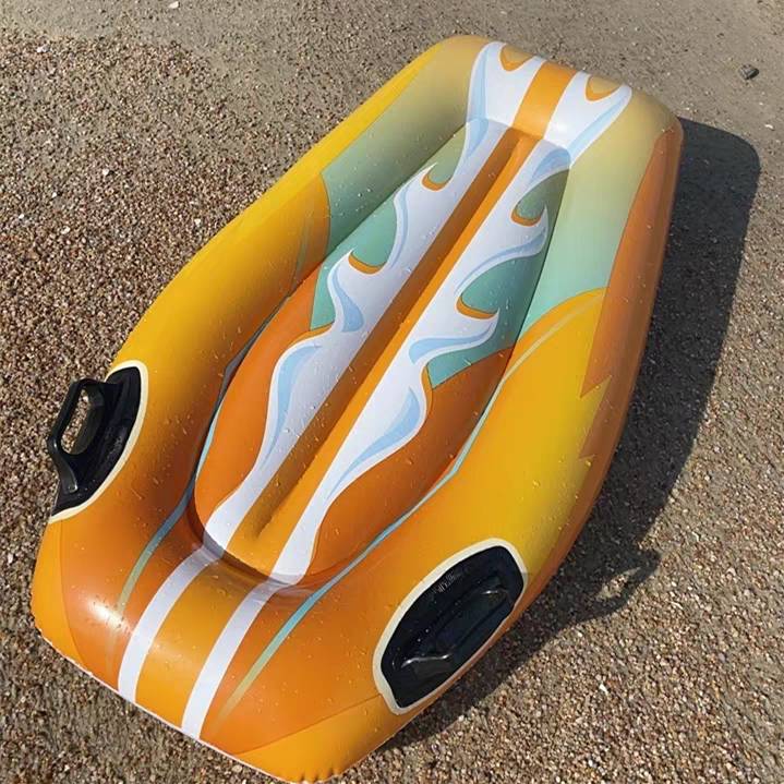Children's inflatable swimming circle kindergarten bubble summer water skating kick board children's drama water bed handle handle row